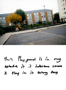Photograph of playground in West Kensington