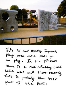 Photograph of play area in West Kensington