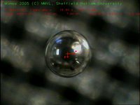 Object recognition on a sphere with 3-D/3 DOF (922 kByte video (http://vision.eng.shu.ac.uk/jan/sphere.avi))