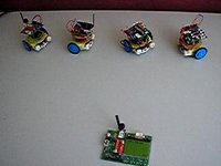 Modular Wireless Robots (http://www.shu.ac.uk/mmvl/research/seminars/seminar-pdfs/mmvl-seminar-may-07.pdf) by Jose Luis Gomez Esteve