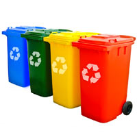Different types of wheely bins