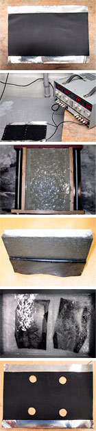 Composite image of various concretes