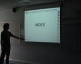 Long demonstration of the prototype-system (11.4 MByte video (http://vision.eng.shu.ac.uk/jan/interactive.avi))