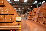 Typical Warehouse where robots may assist fire-fighter