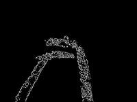 Realtime edge detection (3.01 MByte video (http://vision.eng.shu.ac.uk/jan/edges.avi))