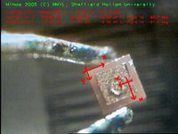 Micro-gripper and capacitor with 4 resp. 3 degrees-of-freedom (2.78 MByte video (http://vision.eng.shu.ac.uk/jan/gripper2.avi))