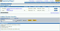 INSPEC search history